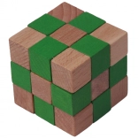 Wooden Puzzle Cube Orange