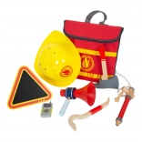 children's firefighter backpack with tool set small foot