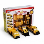 MalBlo magnetic construction vehicles for kids