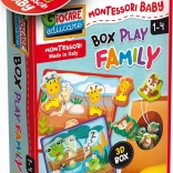 LISCIANI Shape Sorter BOX PLAY FAMILY – Baby Animals
