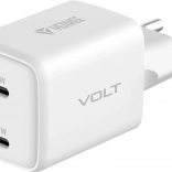 USB C Ladegerät Dual 35W VOLT GaN Weiß
