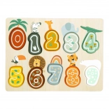 Insert Puzzle Numbers Safari small foot