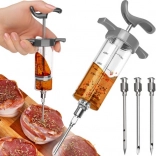 Injecteur de marinade pour viande Ruhhy 50 ml avec 3 aiguilles