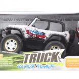 Wit terreinwagen met afstandsbediening 1:16