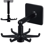 Organisateur mural rotatif pour cuisine et salle de bain