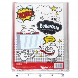 Pochette de classement transparente A4 avec onglet coloré