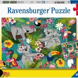 Puzzle RAVENSBURGER Koalas and Sloths 2×24 pieces