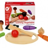 Wooden Vegetable Cutting Set with Board