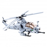 Sluban Army AH-1Z Viper Attack Helicopter – 482-piece building set
