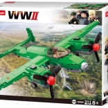 Sluban WWII Soviet Bomber Tupolev TU-2 Construction Set
