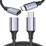 Textil-USB‑C‑Kabel 2 m – schnelles Laden und Datenübertragung