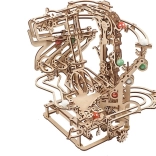 UGEARS Wooden Mechanical Marble Run with Chain Drive – 3D Puzzle