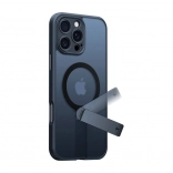 Hülle Torras Pstand Spin für iPhone 16 Pro Max schwarz