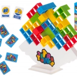 Montessori logical balancing game in Tetris style