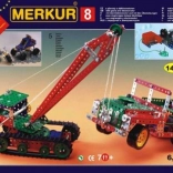 Merkur 8 construction set – 130 models, 1405 pcs, 5 layers