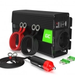 Spannungswandler GREEN CELL 12 V auf 230 V 500 W (1000 W Spitzenleistung) – modifizierte Sinuswelle