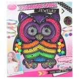 Plastic Beads Owl – creative jewelry-making set