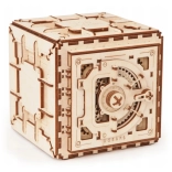 UGEARS Wooden Mechanical Safe – 3D Puzzle with 179 Pieces