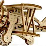 Puzzle 3D en bois biplan