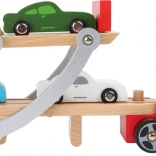 Camion en bois avec voitures small foot