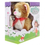 Brown Cat on a Cable