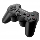 bedrade gamepad voor PS3 en PC USB Trooper zwart