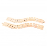 Flexible Wooden Track 2 pcs BIGJIGS RAIL