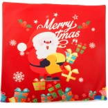 Weihnachtlicher Kissenbezug 45 × 45 mit SANTA-CLAUS-Motiv