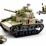Sluban Army medium Italian tank 2-in-1 building set