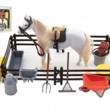 Horse Care Set with Paddock and Accessories