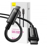 Kabel USB‑C naar USB‑C BASEUS Tungsten Gold 240 W, 1 m, zwart