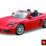 Model Bburago Porsche 718 Boxster oranje 1:24