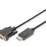 DisplayPort to DVI-D Cable with Locking 2m