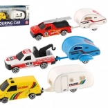 Voiture avec mini caravane pour enfants