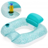 Fauteuil gonflable pour l’eau BESTWAY, turquoise‑blanc
