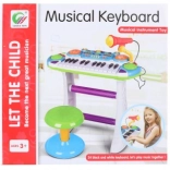 Children's Plastic Piano Blue