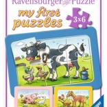 Puzzle 3x6 animaux RAVENSBURGER