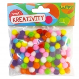 Bunte Pom-Pom-Kugeln 10mm