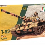 Kunststof modeltank T-62 1:72 Italeri