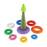 Colorful Stacking Pyramid with Rings