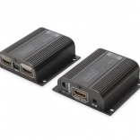 HDMI-Extender über Netzwerkkabel bis 50 m, 1080p 60 Hz, EDID, HDMI Loop Out, IR, PoC