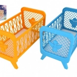 Lit en plastique pour poupées sans parure