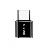 Baseus Adapter Micro USB auf USB‑C OTG, schwarz