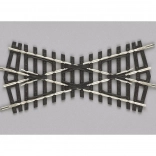 Piko Kruising 30° met houten dwarsliggers