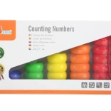 VIGA Wooden Counting Toy with Colorful Rings