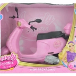 Plastic scooter for dolls