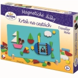 Magnetische Stukken Mol op Reis