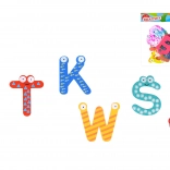 Alphabet magnétique en bois