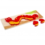 Rekenpuzzel rups BIGJIGS TOYS