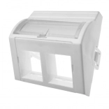 45×45 angled adapter, 2× RJ45